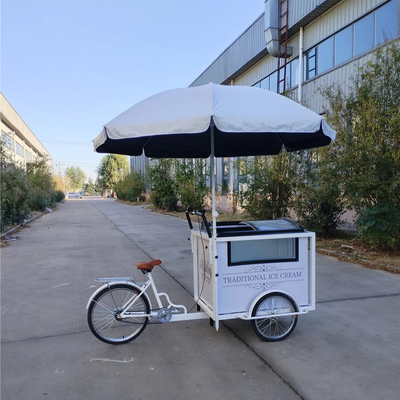 220*87*240cm Tricycle glace avec congélateur et commodité de fonctionnement