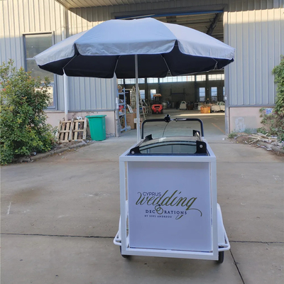 220*87*240cm Tricycle glace avec congélateur et commodité de fonctionnement
