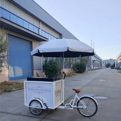 Snack Food Ice Cream Pousser le chariot Tricycle équipement de cuisine sur mesure avec roues
