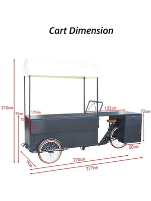 Maximisez le potentiel de votre entreprise alimentaire avec notre tricycle de livraison de nourriture de 200 kg