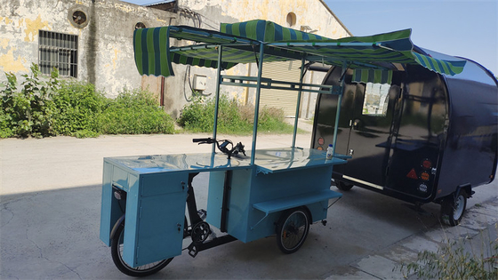 Bicicle à tricycle alimentaire à haute productivité pour chariot de vente mobile Tricycle électrique