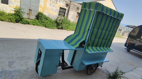 Livraison de nourriture rapide Voiture à tricycle mobile avec panneau solaire
