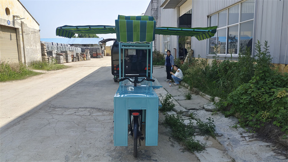 Europe Standard Food Tricycle Bike Tricycle Mobile Food Cart pour une productivité élevée