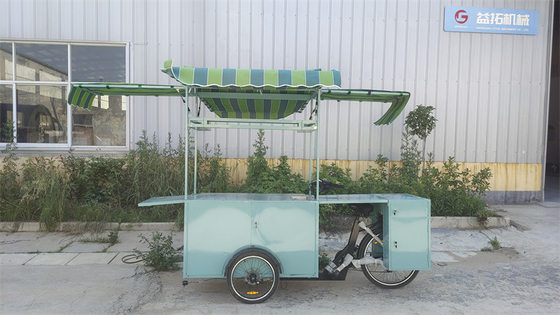Europe Standard Food Tricycle Bike Tricycle Mobile Food Cart pour une productivité élevée