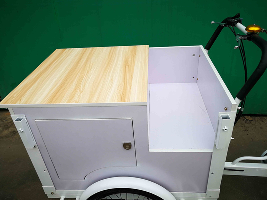 Transport maritime Taille personnalisée pour les chariots de vente de rue Chariot alimentaire Café vélo