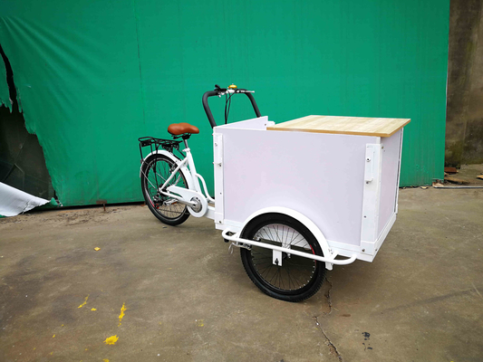 Transport maritime Taille personnalisée pour les chariots de vente de rue Chariot alimentaire Café vélo