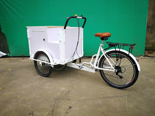 Transport maritime Taille personnalisée pour les chariots de vente de rue Chariot alimentaire Café vélo
