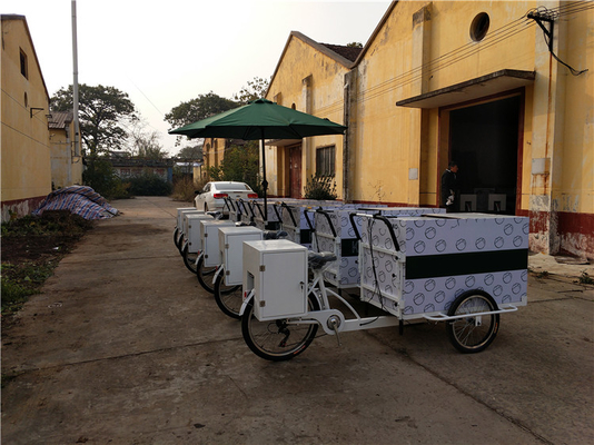 Carton alimentaire tricycle personnalisé pour la bonne vente de café Vending Café vélo