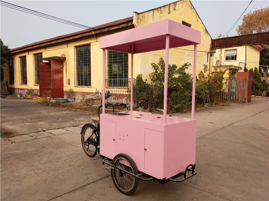 Chariot alimentaire tricyclique personnalisé abordable et facile à trouver pour les vendeurs de café