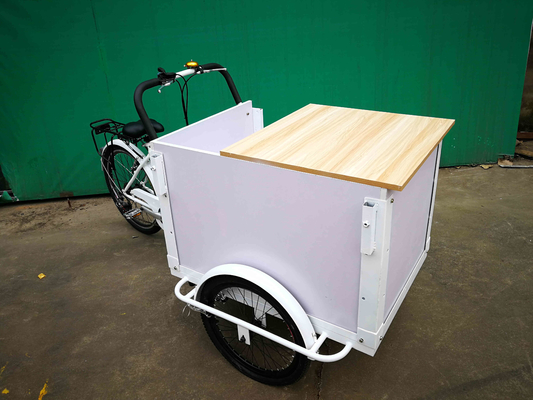 Personnaliser le chariot alimentaire à trois roues pour un fonctionnement facile et efficace