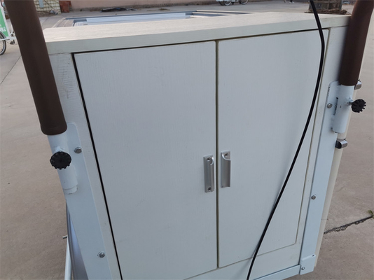 220V/380V Multifonctionnel en plein air panier de bicyclettes glacées Hot Dog Food Bike 80kg Capacité