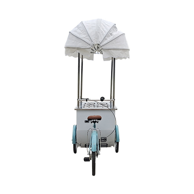 Vélo glace congélateur Vélo alimentaire mobile pour le barbecue au poulet frit hamburger pizza