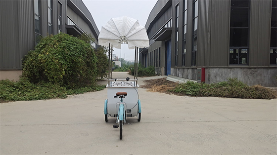 Vélo de congélation pour crème glacée à la couleur personnalisée