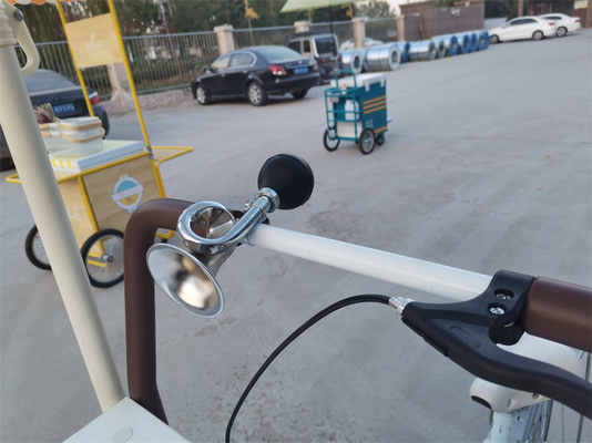 100 kg vélo de crème glacée classique fast food remorque camion tricycle pour usine d'assaisonnement