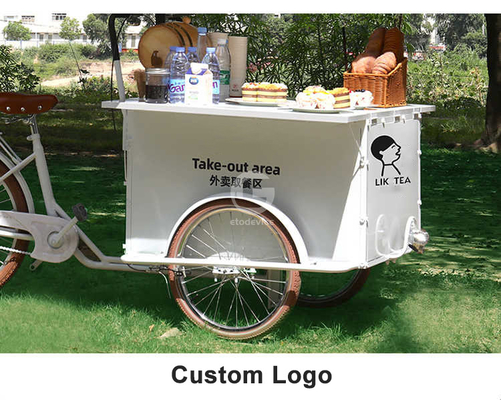 150*70*230cm chariots de nourriture à tricycle L'expérience de saveur ultime dans le comté de Los Angeles