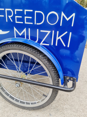 220V/380V Vélo de nourriture de rue mobile Tricycle de panier pour un fonctionnement et une configuration faciles
