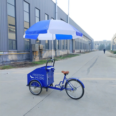 Ventes de collations dans la rue avec des équipements de cuisine personnalisés sur un chariot électrique à 3 roues
