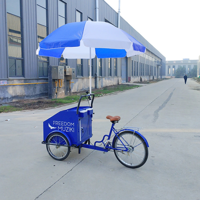 Capacité de charge de 70 kg Pédale électrique Chariot de vélo à trois roues avec service personnalisé
