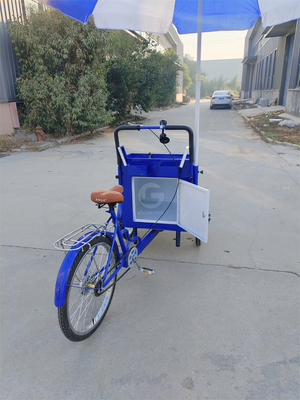 Capacité de charge de 70 kg Pédale électrique Chariot de vélo à trois roues avec service personnalisé