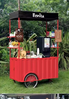 Ice Cream Tricycle Trailer Food Bike avec un rendement élevé et une longue durée de vie