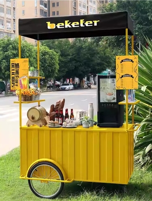 Ice Cream Tricycle Trailer Food Bike avec un rendement élevé et une longue durée de vie
