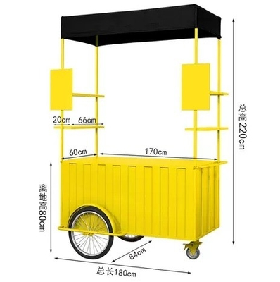 Camion alimentaire électrique tricycle sur mesure pour vos besoins commerciaux