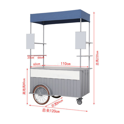 Camion alimentaire électrique tricycle sur mesure pour vos besoins commerciaux