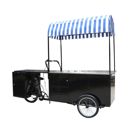 Café Vente électrique Tricycle congélateur Business Bike Carrosses de crème glacée Vélo 120kg
