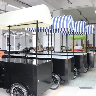 Champs d'application de boulangerie N'importe quelle couleur Vélo de panier de café commercial Vélo de vente alimentaire
