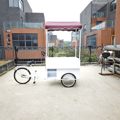 2200*900*2000mm Boisson froide Crème glacée Vente Tricycle Popsicle affichage Tricycle vélo