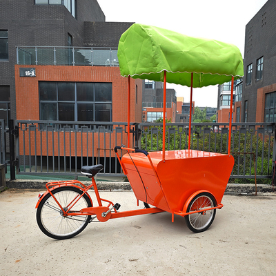 Europe Street Cargo Bike Chariot de vente mobile avec stockage de café Tricycle électrique