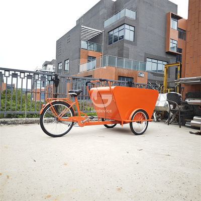 Tricycle 3 roues pour adultes, vélo mobile à concession rapide, panier café