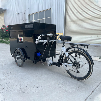 Chariot de vélo en plein air avec espace de chargement et construction en acier inoxydable 304