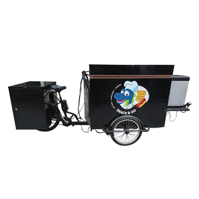 Déjeuner multifonctionnel Tricycle électrique Chariot alimentaire Chariot à vélo