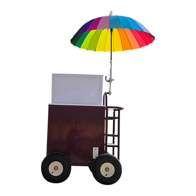 220v/110v Chariot mobile pour glace Concession réfrigérateur congélateur dans l'usine d'assaisonnement
