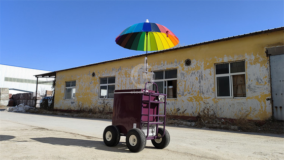 220v/110v Chariot mobile pour glace Concession réfrigérateur congélateur dans l'usine d'assaisonnement