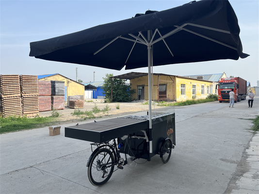 Chariot de vente en plein air pour le marché des agriculteurs polyvalent et la commodité du shopping