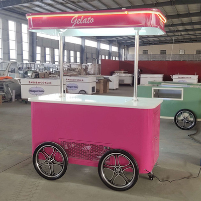 chariots de poussée de crème glacée de design mobile à vendre