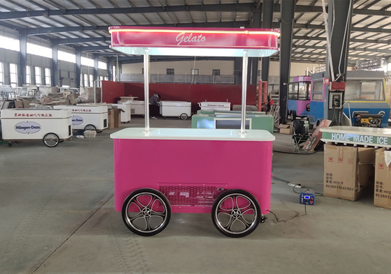 chariots de poussée de crème glacée de design mobile à vendre