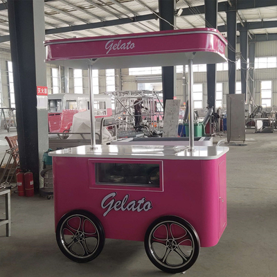 chariots de poussée de crème glacée de design mobile à vendre