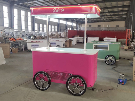 chariot de crème glacée chariot de crème glacée commerciale chariot de crème glacée pour l'industrie alimentaire