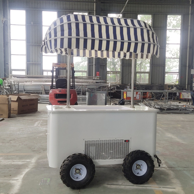 L'expérience ultime de la crème glacée à la pâte molle: chariots de restauration pour les camionnettes extérieures