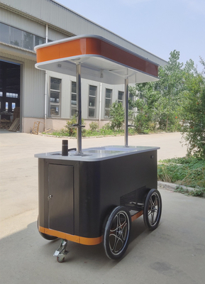 Gelato Gelato Push Cart / congélateur / congélateur à affichage