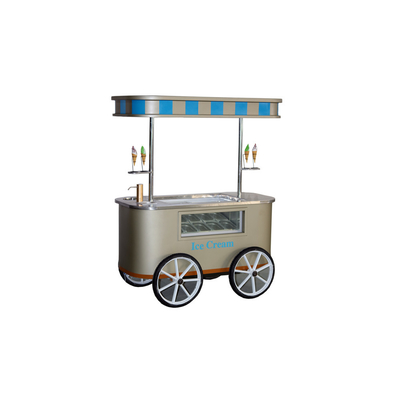 Voiture de crème glacée mobile Mini avec panier de congélation
