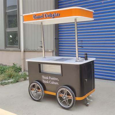 Chariot de crème glacée italien pour l' extérieur
