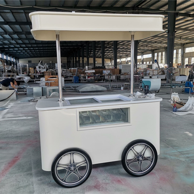 Chariot de crème glacée italien pour l' extérieur