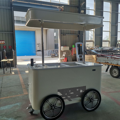 Chariot de crème glacée italien pour l' extérieur