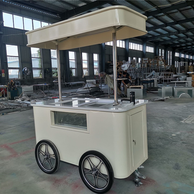 Chariot de crème glacée italien pour l' extérieur