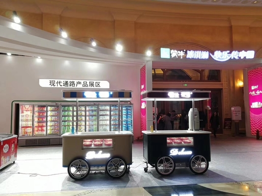 Chariot à glace mobile à roulettes à vendre