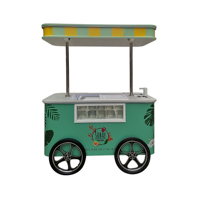 Vente à chaud Application populaire de rue Panier de glace Panier de glace italien Avec CE